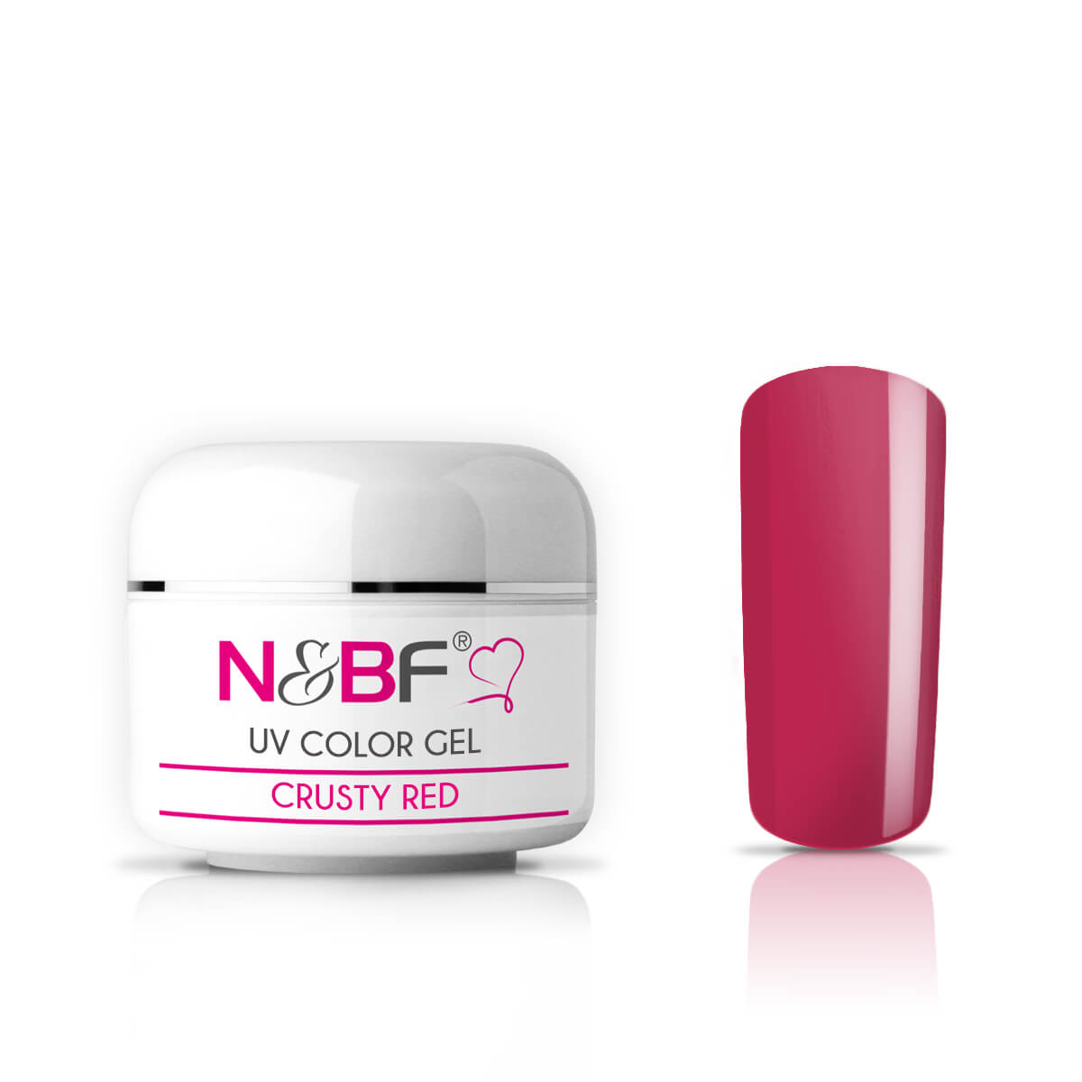 Nails and Beauty Factory UV Color Gel Farbgel Crusty Red