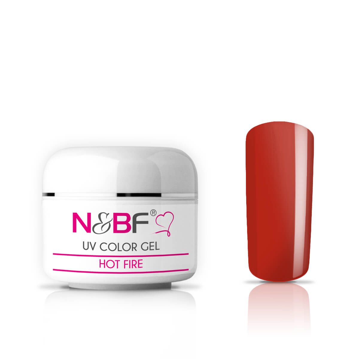 Nails and Beauty Factory UV Color Gel Farbgel Hot Fire