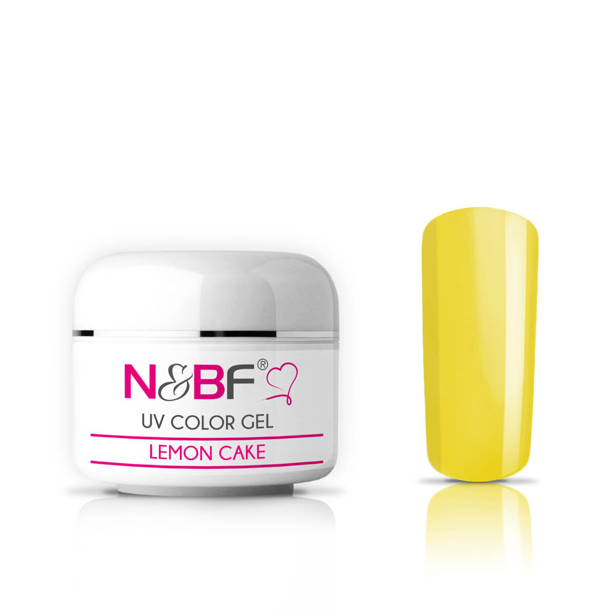 Nails and Beauty Factory UV Color Gel Farbgel Lemon Cake 5 ml