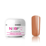 Nails and Beauty Factory UV Color Gel Farbgel Orange Brown 5 ml