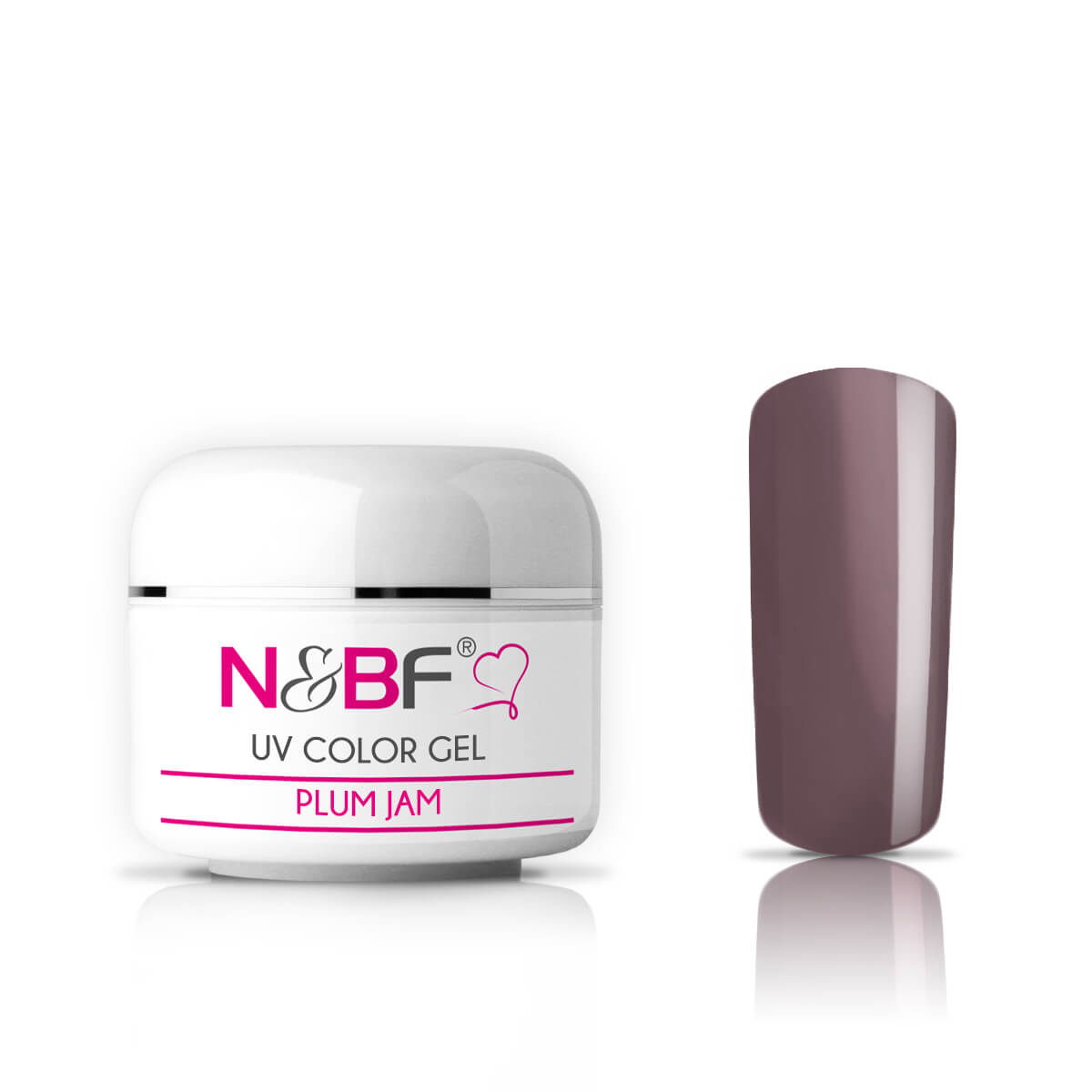Nails and Beauty Factory UV Color Gel Farbgel Plum Jam 5 ml