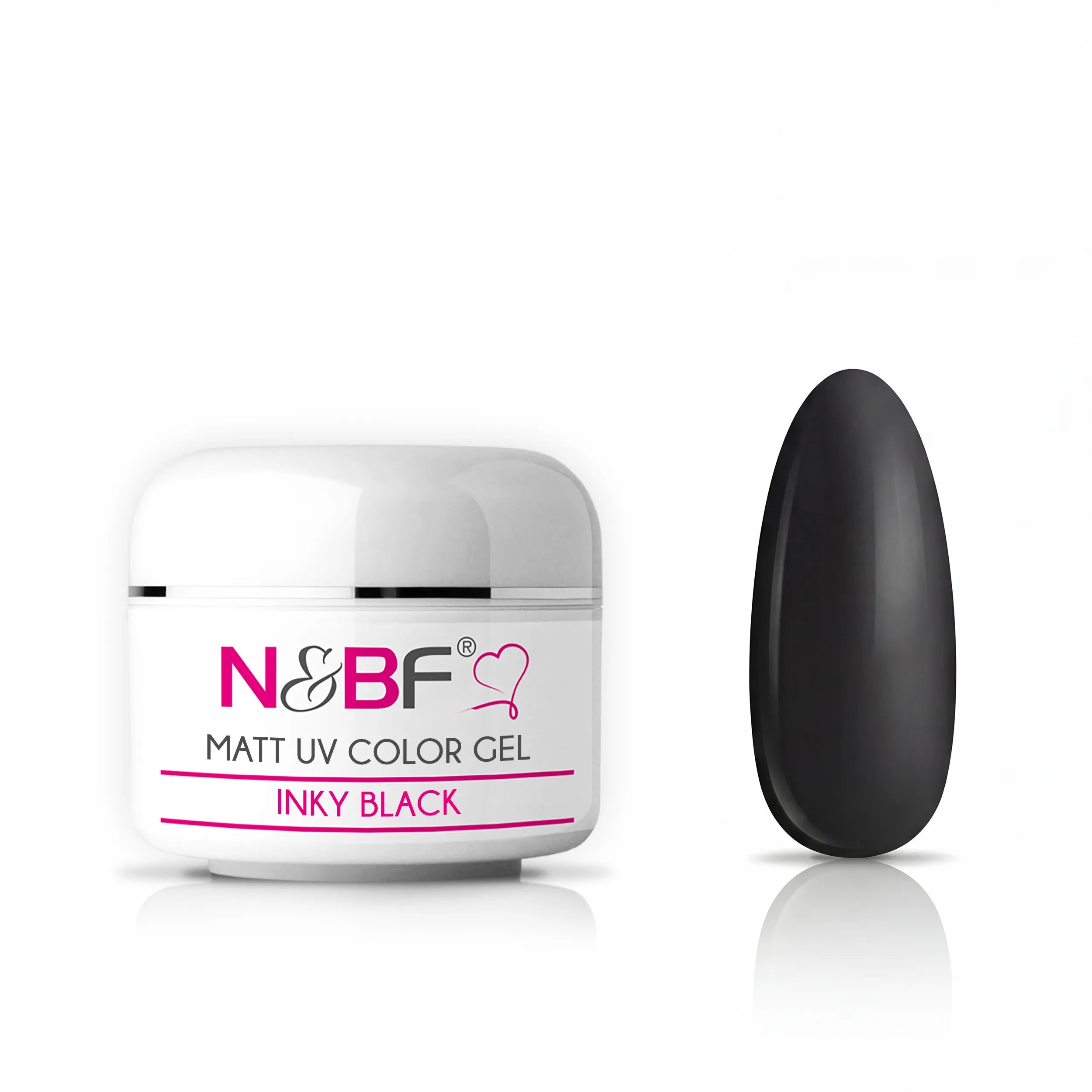 Matt Farbgel Inky Black 5ml