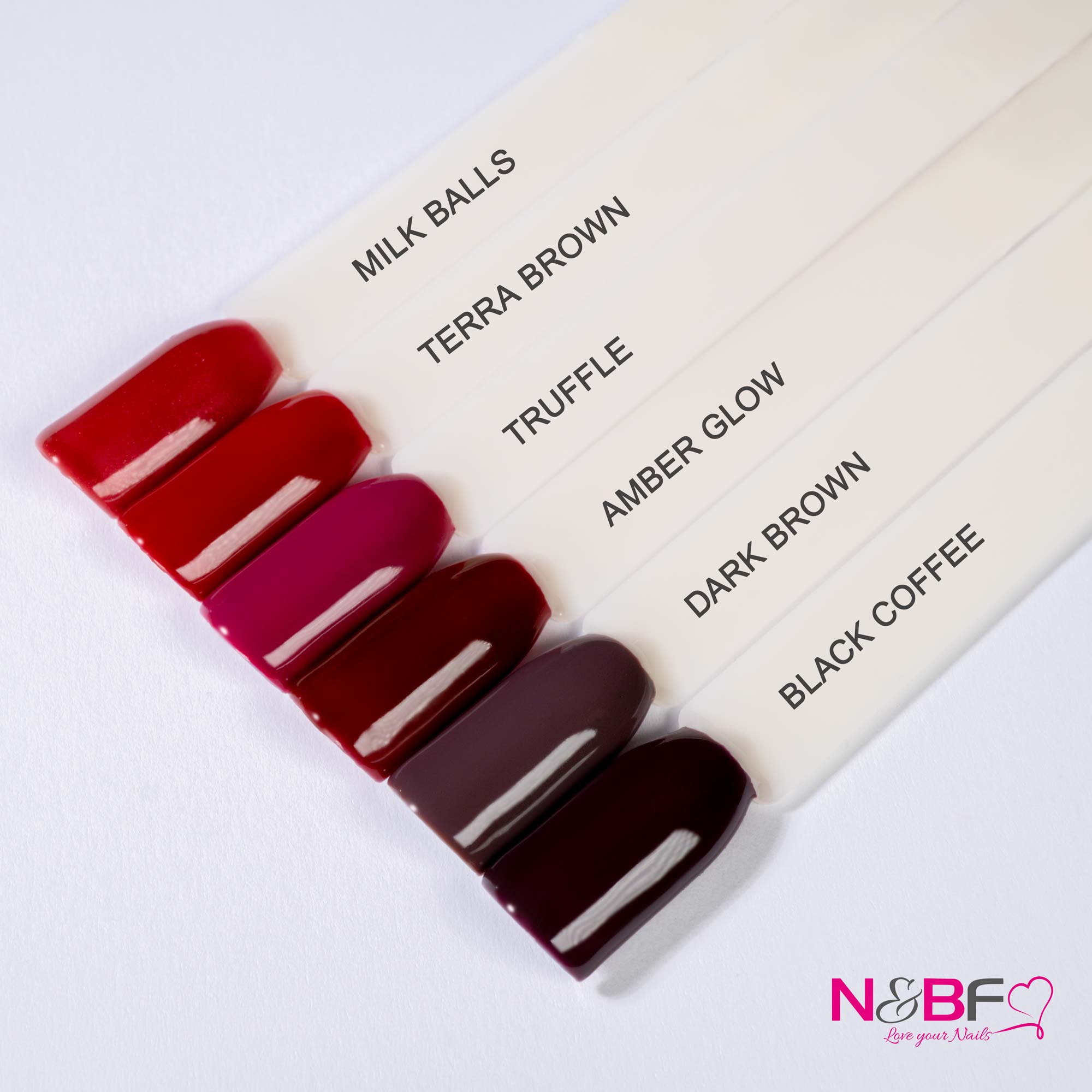 Nails and Beauty Factory UV Color Gels Red Colors Preview