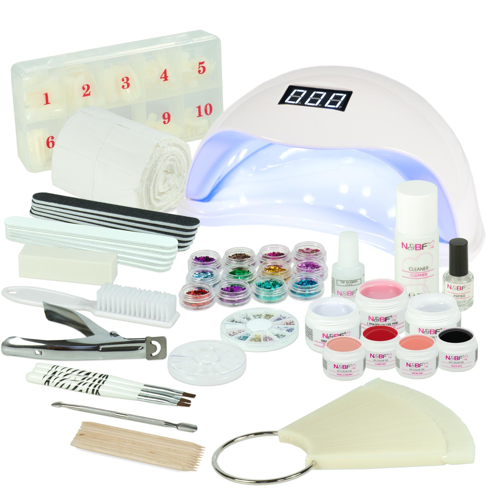 Nails and Beauty Factory UV Gel Nagelstudio Starter Set Favorite Colors 2022