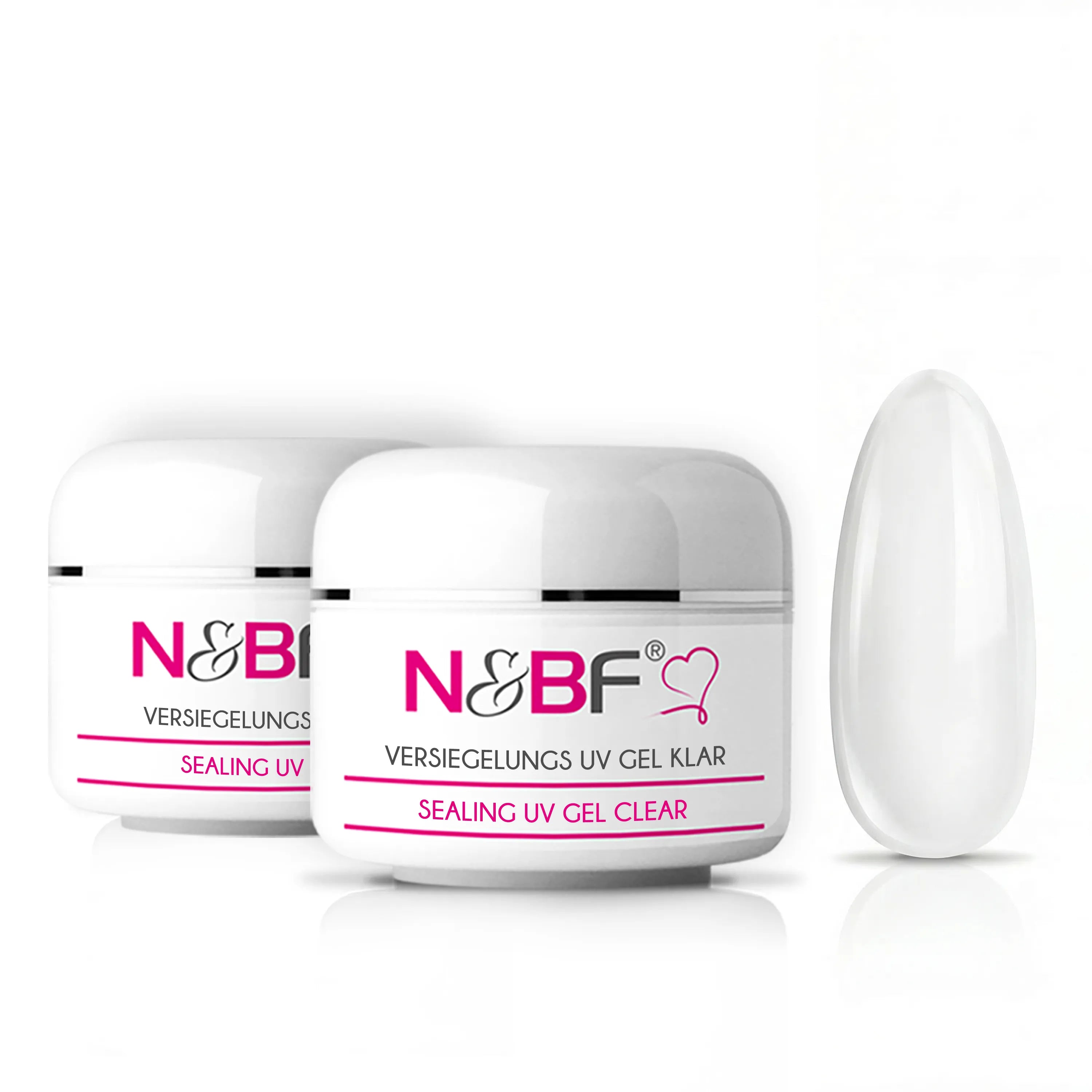 Versiegelungs UV Gel klar mittelviskos 2x30ml