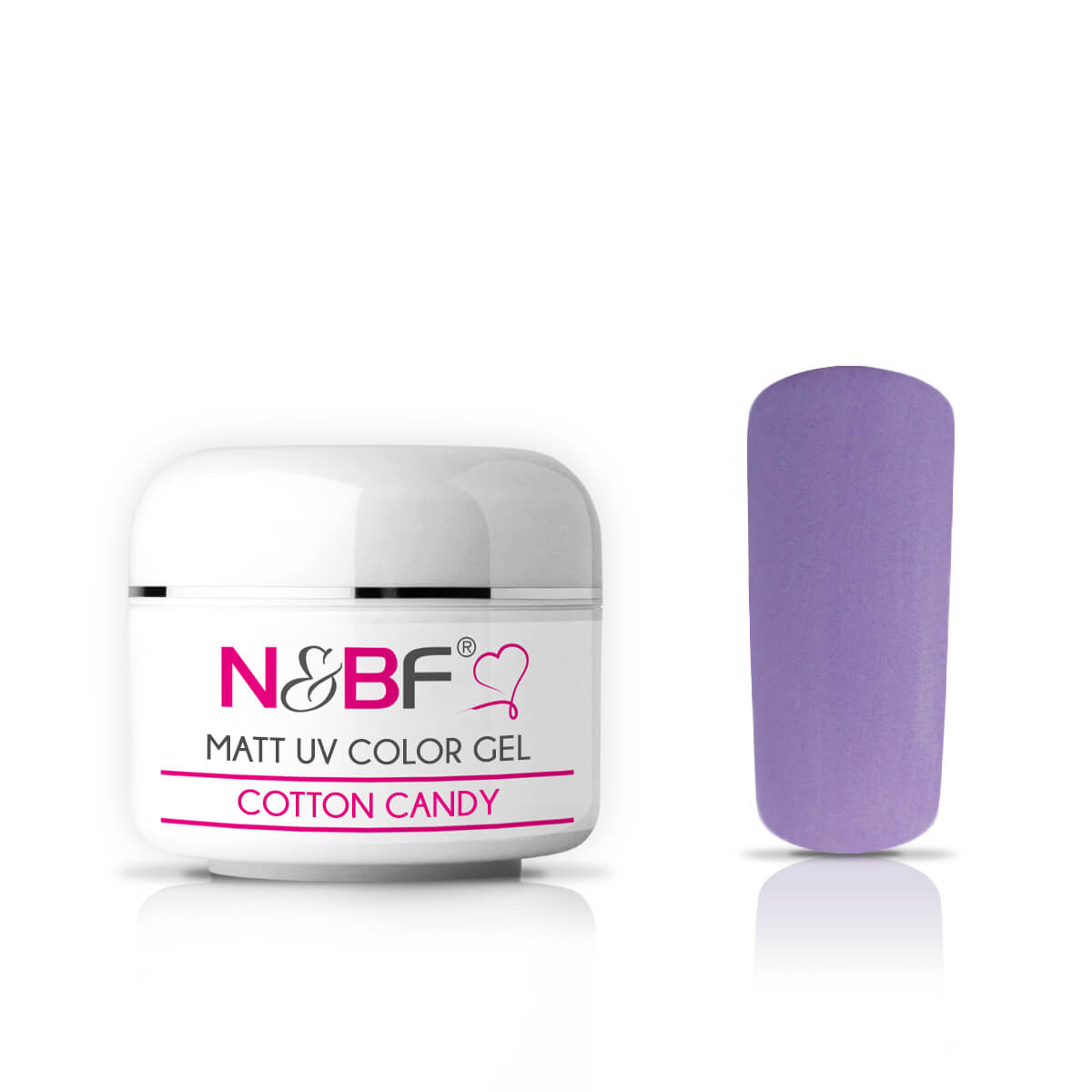 Nails and Beauty Matt Color Gel Cotton Candy 5 ml
