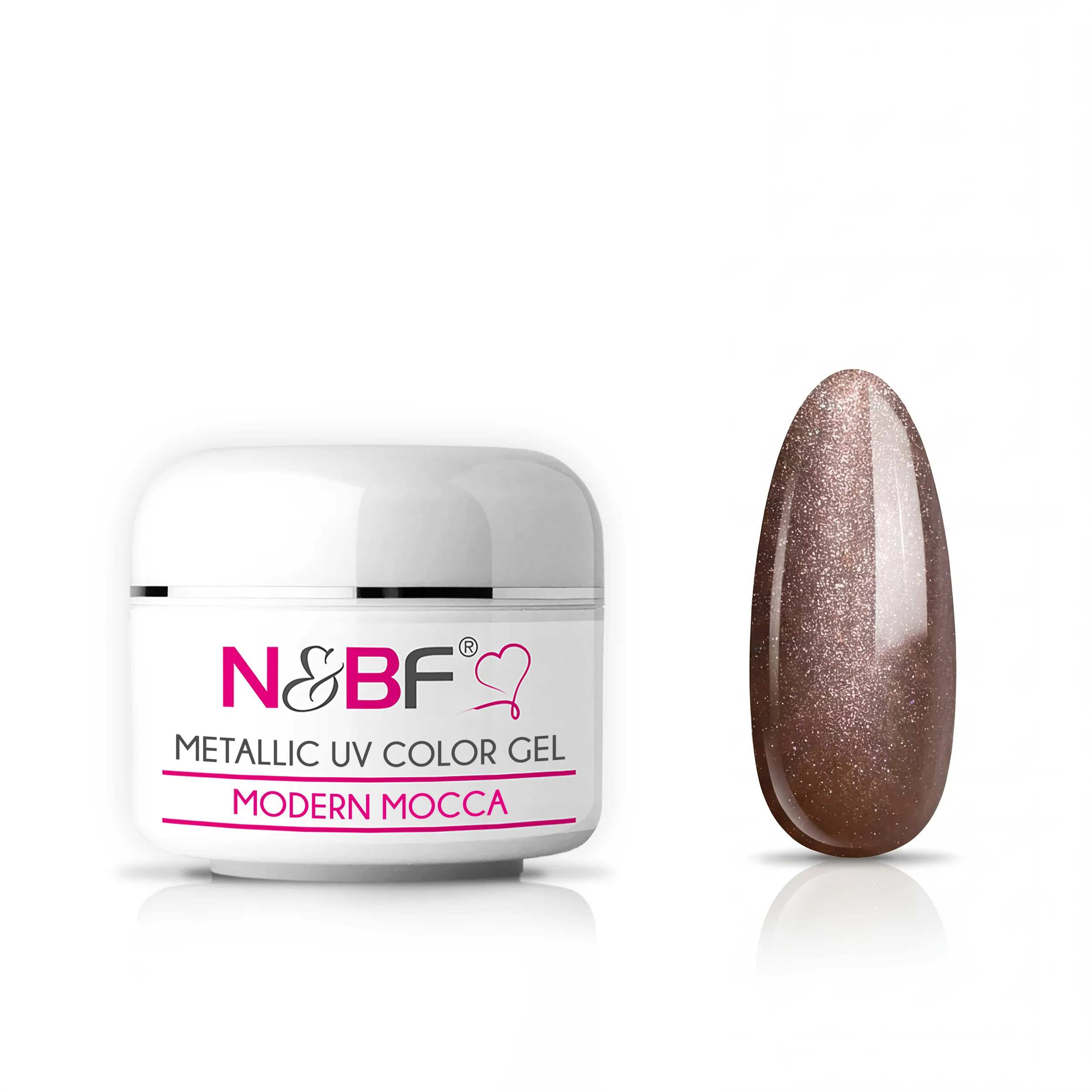 Metallic Farbgel Modern Mocca 5ml
