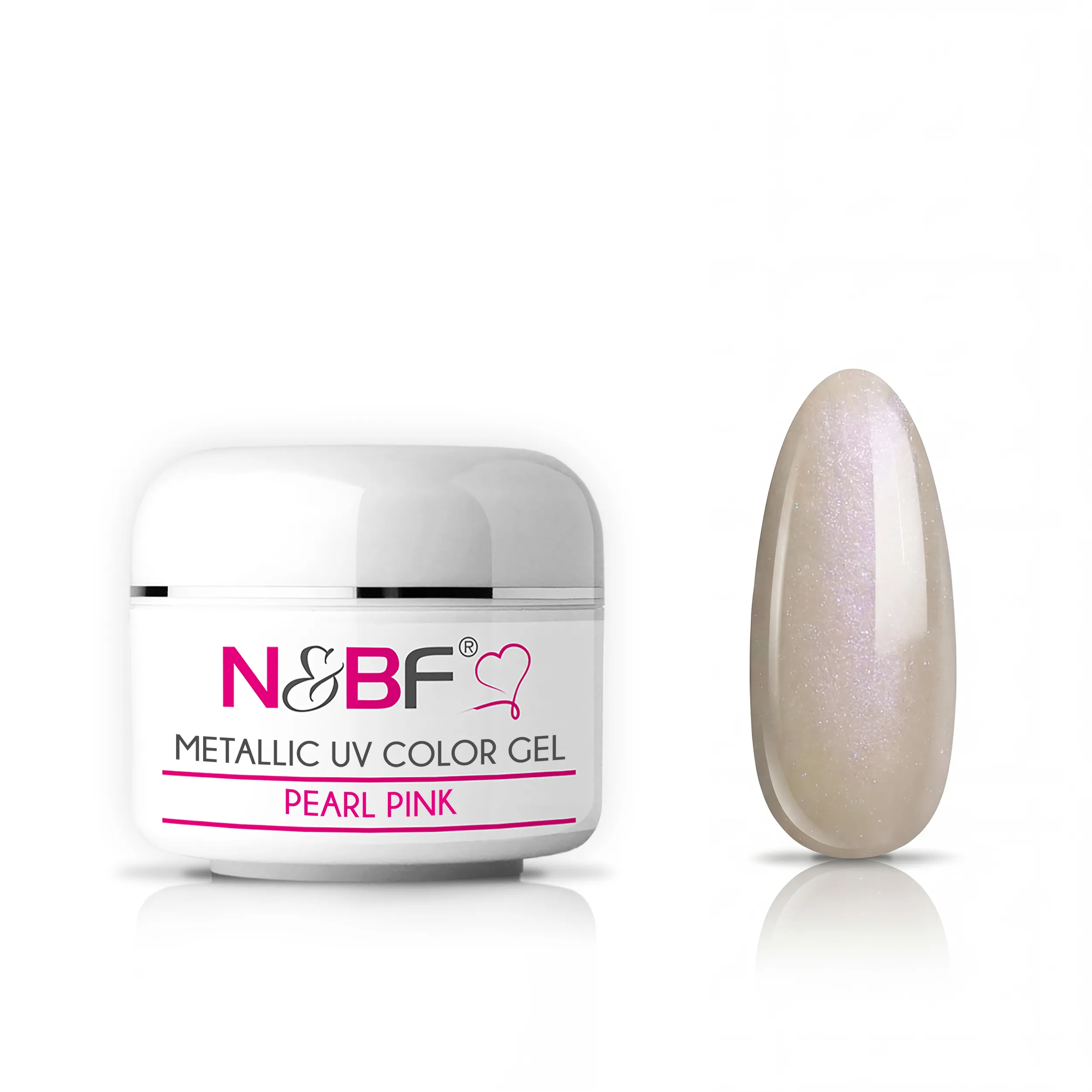 Metallic Farbgel Pearl Pink 5ml