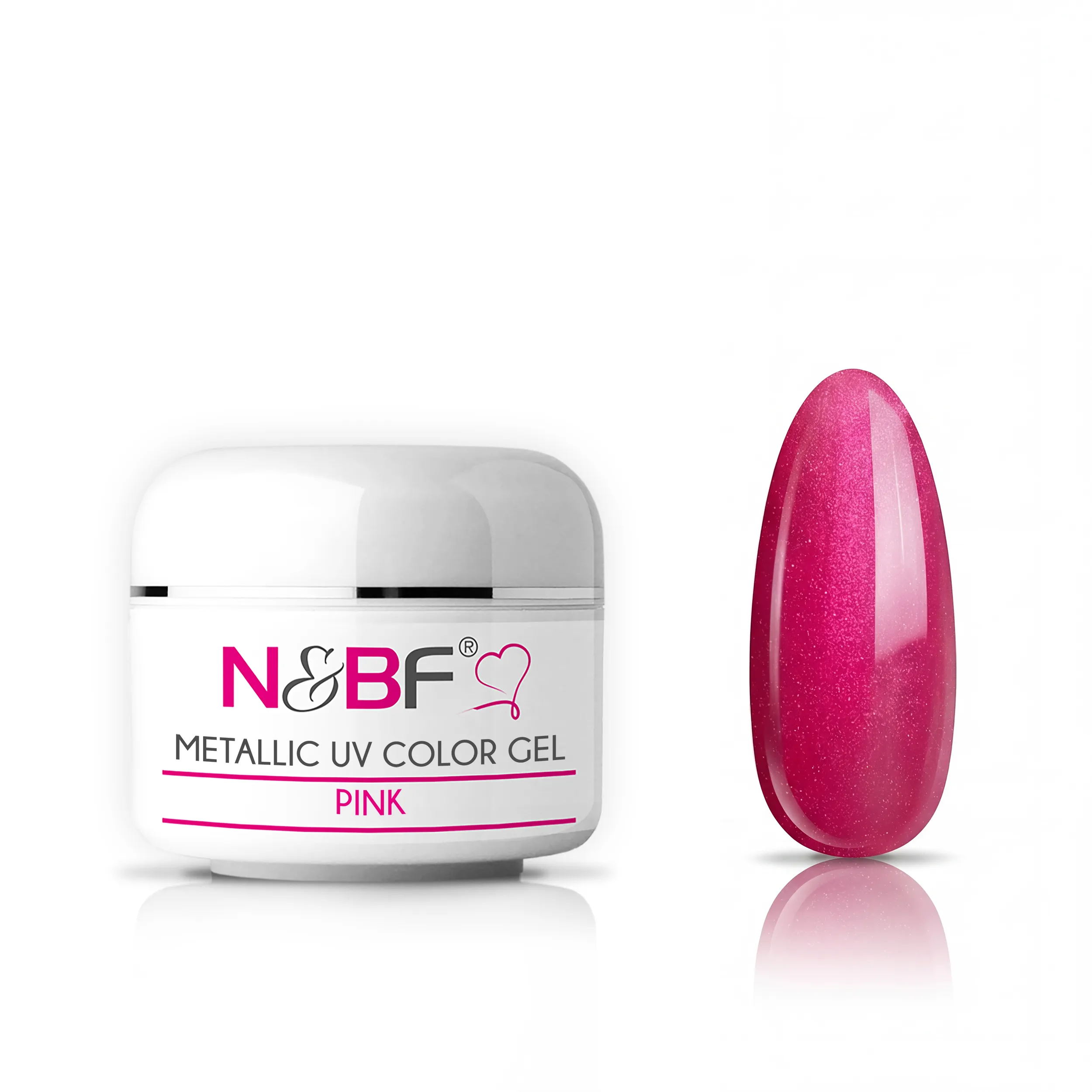 Metallic Farbgel Pink 5ml