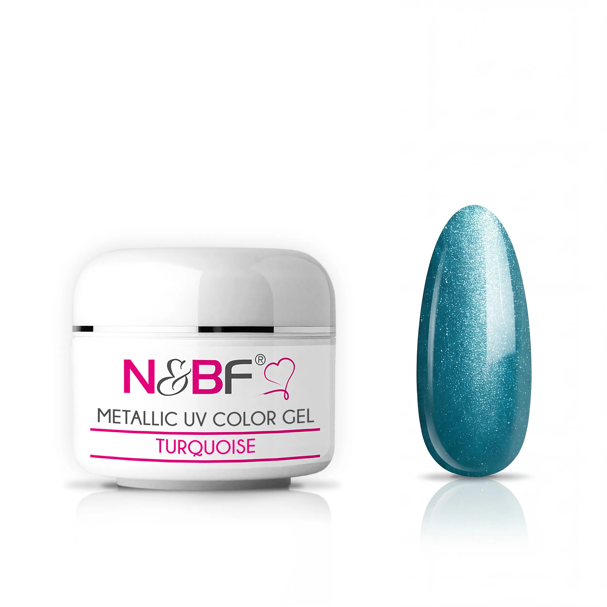 Metallic Farbgel Turquoise 5ml