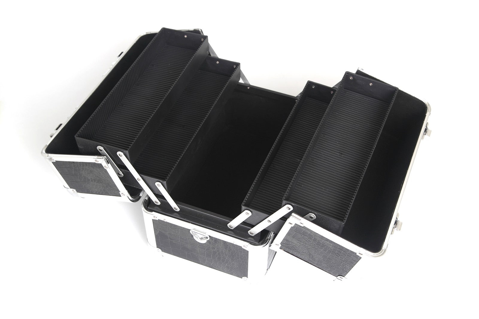 Nails factory Alukoffer Kompakt Schwarz rund innen