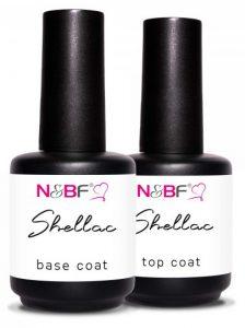 N&BF Shellac Top + Base Coat 2x12ml